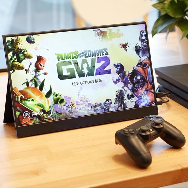 

15.6 inch portable display ps4 gaming monitor type-c built-in battery touch screen for lapand gaming