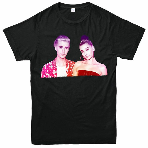 

джастин бибер, хейли род болдуин lovers marraige взрослые дети нормального с коротким рукавом хлопок дизайнеры балахон футболки толстовки