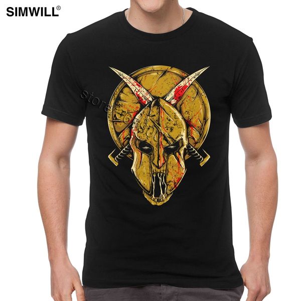 

cool skull spartan men's novelty design crew neck short sleeve rome sparta tees fan apparel summer hooded sweatshirt hoodie men t shir