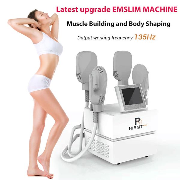 

30% energy stronger ems hiemt muscle stimulator(hiemt max 3)protable air cooling system fat burner shaping 4 handles body sculpting machine