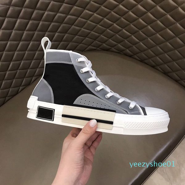 

new arrival canvas shoes limited edition lovers printed sneakers versatile high y01 canvas shoe with original packaging shoe box y01, Black