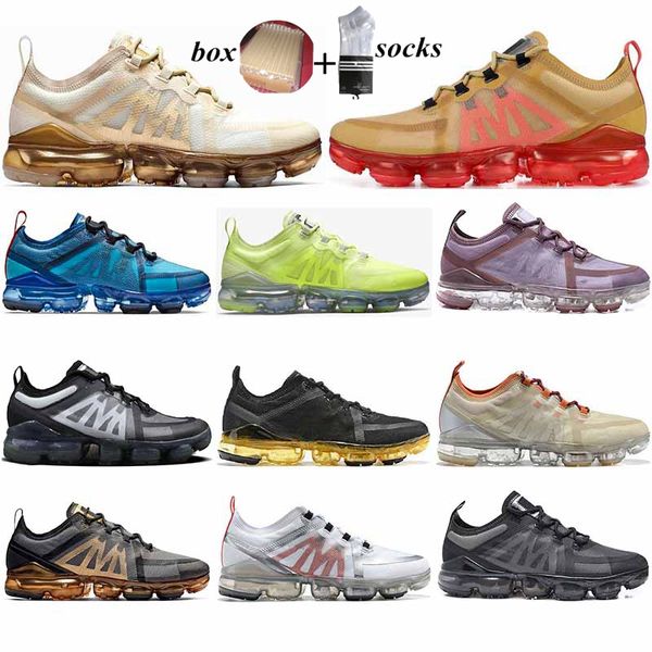 

with box 2019 running shoes mens trainers sportswear smile face vast grey pink rise oregon aluminum blue black gold sports sneakers 36-45