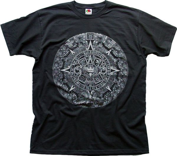 

2020 mayan aztec mythical calendar 2012 doomsday black cotton tee t-shirt 0109 tees sport hooded sweatshirt hoodie