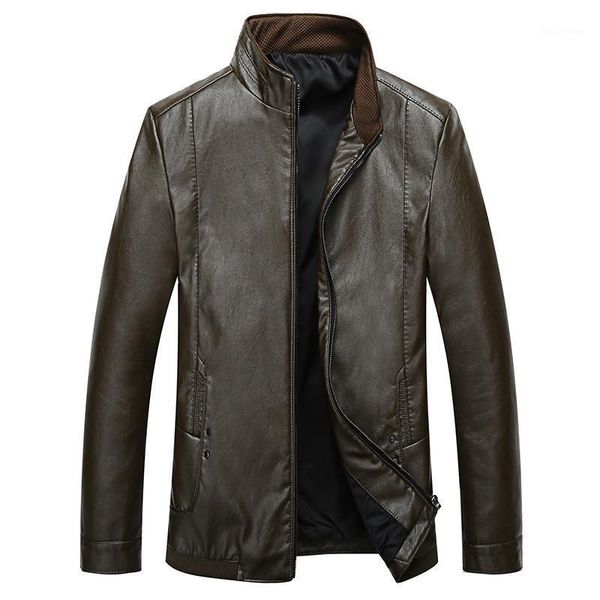 

8xl 6xl popular fashion in new leather jacket,genuine leather,sheepskin,motorcycle man coat,leather jacket men,biker jacket1, Black