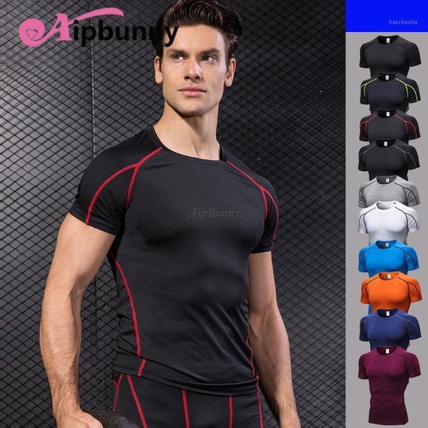 

aipbunny 2020 quick dry gym fitness clothing men t-shirt soccer sports jerseys football running t shirt men's sportswear1, White;red
