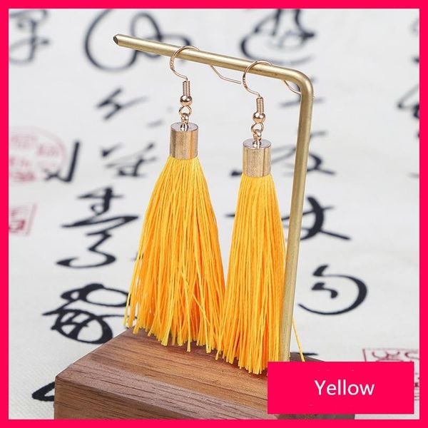 

2pair bohemia metal hat tassels earrings hanging ring tassel trim pendant diy craft jewelry earrings decor materials fringe trim h jllxcm