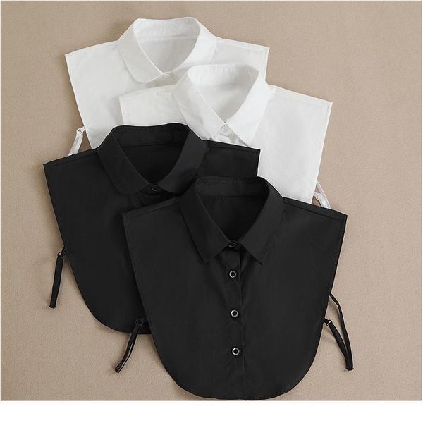 

vintage fake collar stripe women lace false collar stand white detachable collars for women black neckwear clothing acc qyluxv