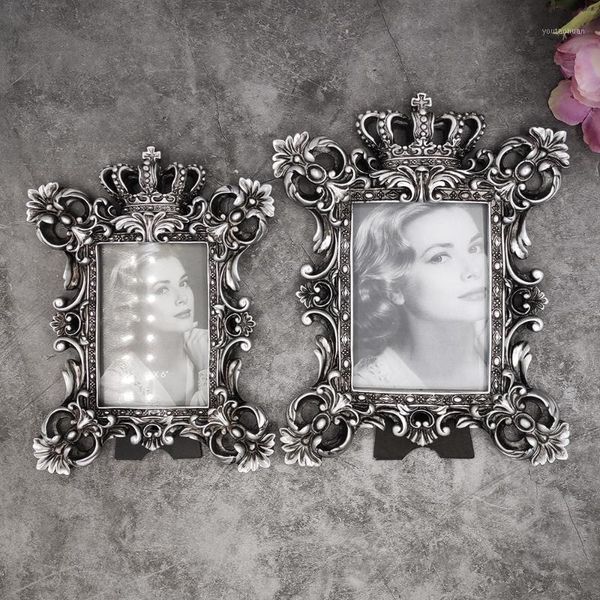 

frames luxury classical fashion vintage po frame wedding gifts delicate soft resin frame1