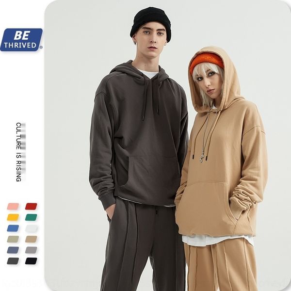 

pxdlt trendy men's wear 360g terry cloth towel towel cloth shouldershoulder over size hooded solid color sweater be 2fern, Black