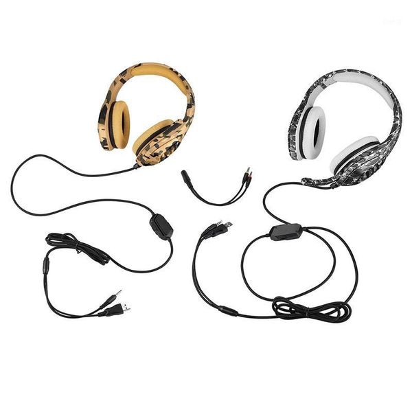 

wired headphones subwoofer deskcomputer gaming headset 3d surround stereo gaming headset1