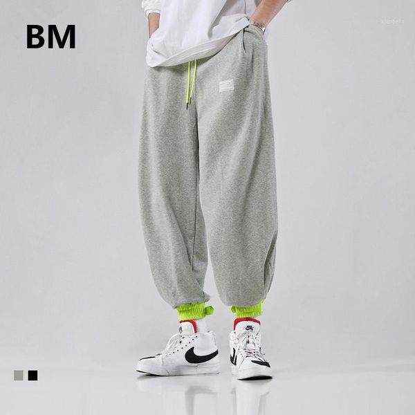 

hip hop fashion sweatpants korean loose harem pants men clothing 2020 street dance sports casual pants kpop trousers1, Black