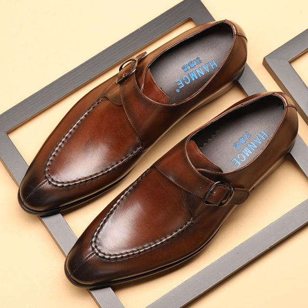 

dress shoes men's business casual in spring and summer 2021, Black