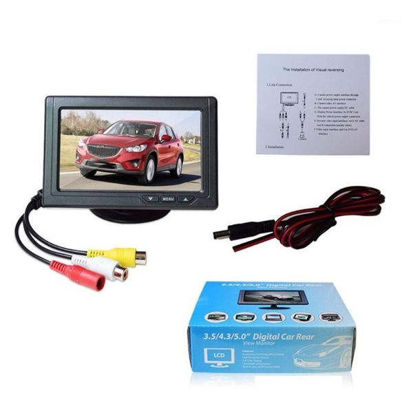 

car display 4.3 inch hd tft digital lcd screen small tv two-way av input reversing priority two-way video input1