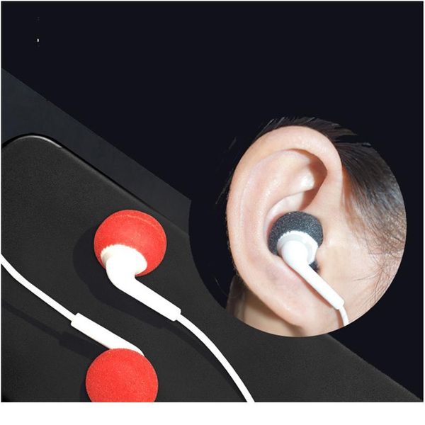 

20pcs soft foam earbud headphone earpads replacement sponge covers headset earphone for 1.5cm earphones he qylnsd