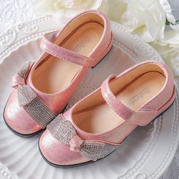 

flat shoes 2021 children kids girls soft princess dance casual girl sandals wedding dress party1, Black;grey