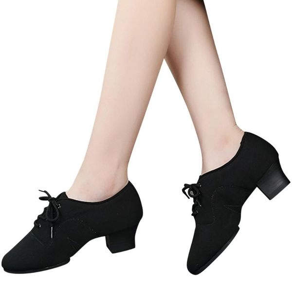 

latin dance shoes woman ladies ballroom salsa tango party heel shoe spring autumn soft dancing shoes women for latin, Black