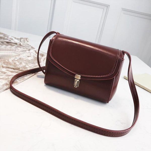 

новая мода корейской повседневной crossbody сумка для женщин ретро pu кожаных сумок мешка плеча женщин малой площадь сумки