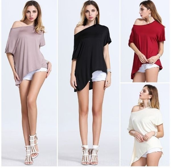 

hqj6o large uje16 women's irregular bat half sleeve large t-shirt women's irregular bat half sleeve t-shirt size t-shirt size, White