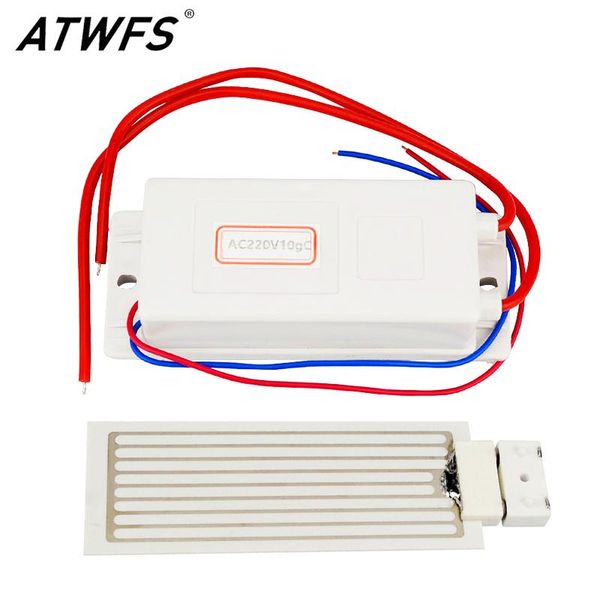 

atwfs ac 220v/110v 10g/h portable ozone generator ceramic plate air purifier air cleaner for home ozonizer
