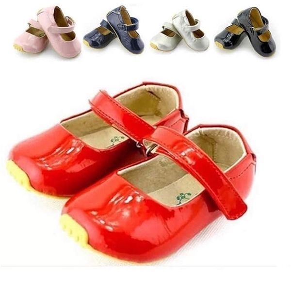 

tipsietoes spring autumn style lace kids girls shoes children's shallow mouth leather fashion baby casual cuteshoe comfy nmd y201028, Black;red