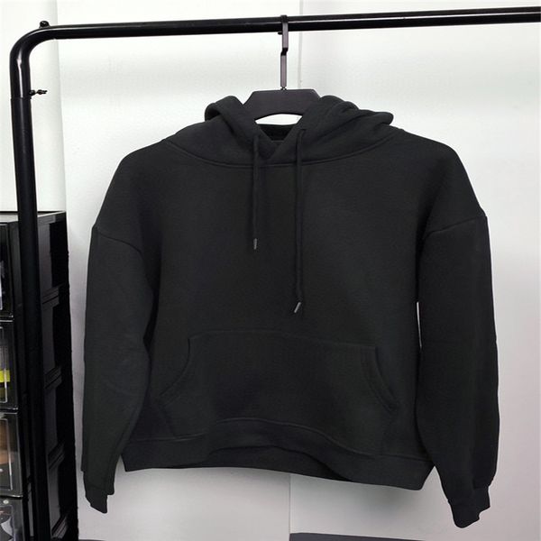 

mens sweater cotton autumn fashion hooded swater with hooded casual streetwear mens clothing, Black