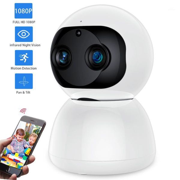 

cameras sdeter dual-lens 1080p wireless cctv camera ip security wifi network baby monitor infrared night vision ptz wifi1