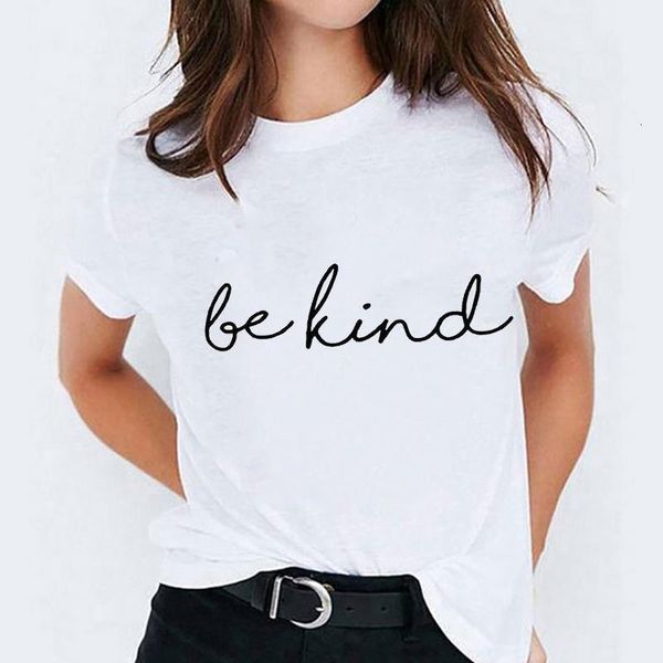

t-shirts for women kind letter cute fashion 90s printing print lady womens graphic t shirt ladies female tee t-shirt, White