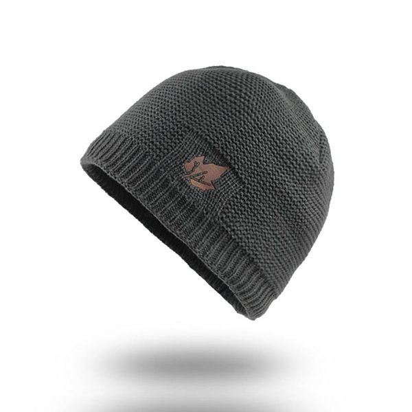 

flb] winter hat men knitted beanies warm bonnet caps baggy maple leaf thicken fur winter hats for men women wool skullief18034 sqcbdm, Black;white