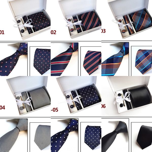 

sq3a cravate 2020 new printed tie tie ties for mens wedding neck party width mens gravata 8.5cm box neckties for wedding, Black;blue