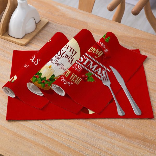 

2021 new year mat santa claus merry tree decor christmas decorations for home table navidad 2020 gift