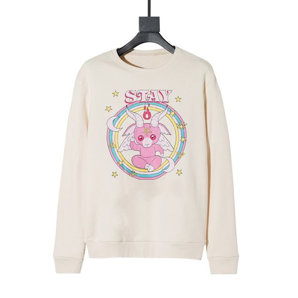 

20fw women hoodies cartoon cow printd winter coat casual women hoodies sweatshirts long sleeve pullover hoodie loose female winter coats, Black