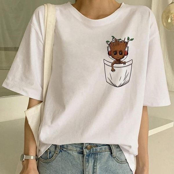

women tshirts summer harajuku kawaii girls printed tshirt leisure and comfort female t shirt fashion short sleeves shirts, White