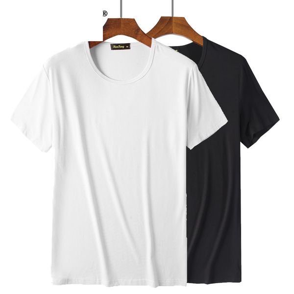 

2021 new mod 2 piece male bamboo fibre t-shirt absorbent fabric sweat shirt color m-xxxl freight qq7u, White;black