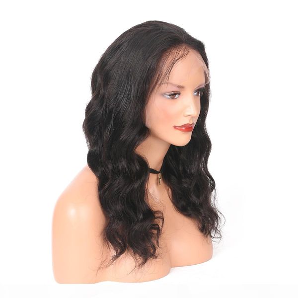 

100% unprocessed pure aaaaaa soft new arrival virgin human hair natural color big curly long full lace wig for sale, Black;brown