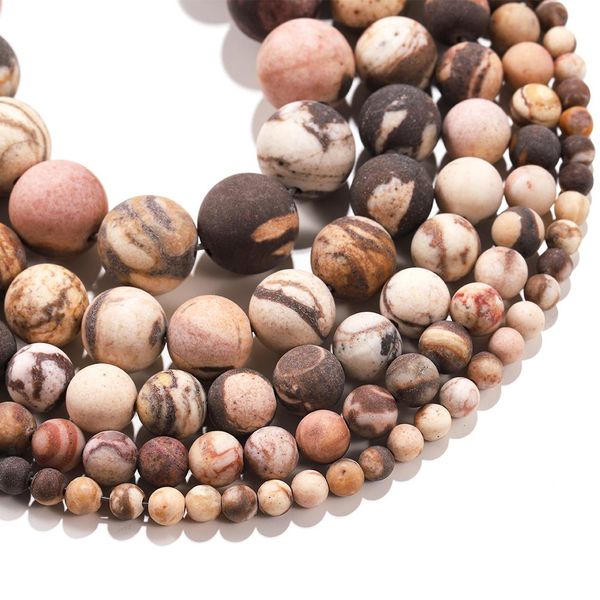 

1strand lot natural stone black zebra rhodonite bead round loose spacer beads for jewelry making findings diy bracelet necklace h jllprl