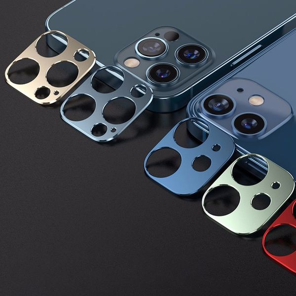 

for iphone 12 pro max mini camera lens protective ring case back protector for iphone12 pro metal alloy cover cell phone accessories