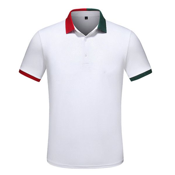 

bee polo shirts mens designer t-shirts fashion brand clothing short sleeve calssic luxury tshirt business casual tee, White;black