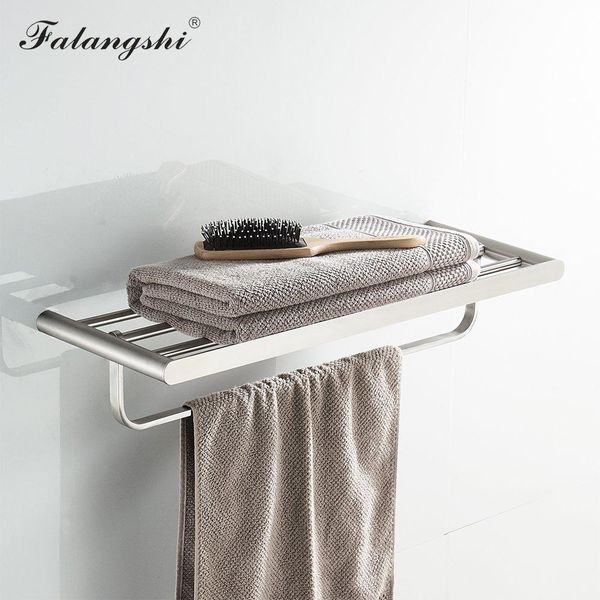 

falangshi bathroom hardware set 304 stainless steel toothbrush holder towel bar paper holder hook brushed wall mounted wb8847 bbysdy