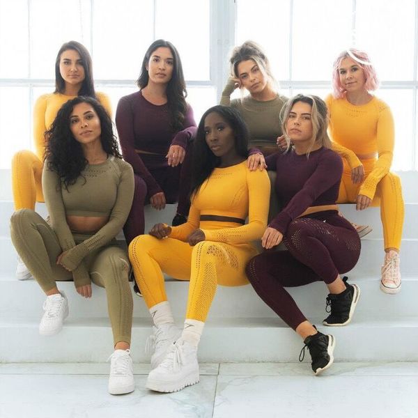 

hollow out women fashion tracksuits active yoga suits women running outfits two piece pants 7 colors ins sweatsuits, Gray