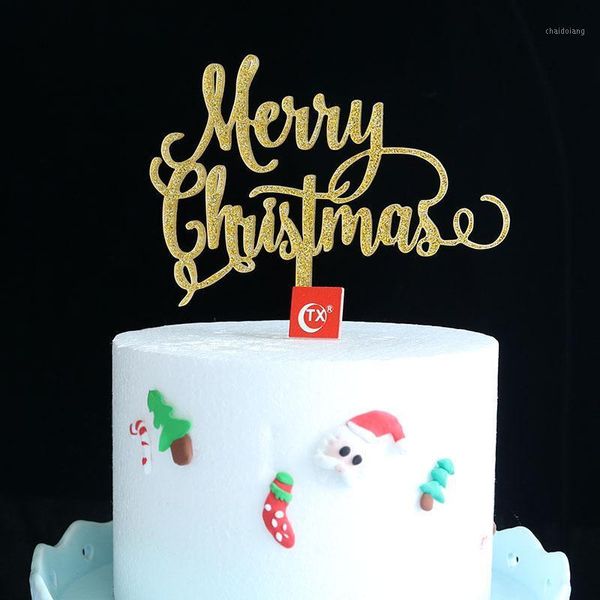 

merry christmas acrylic cake er for christmas party cake docor supplies1