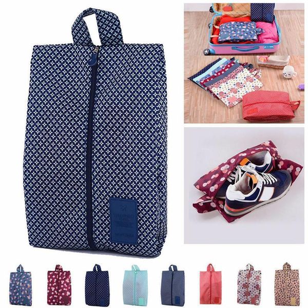 

portable shoe bag travel tote zipper pouch storage pouch case water resistant1