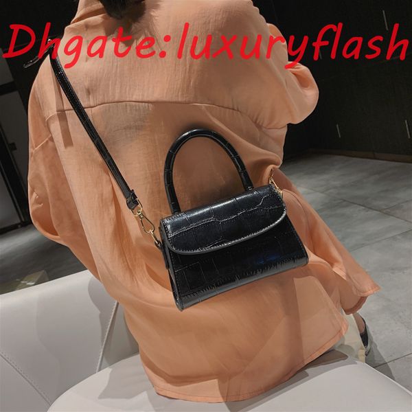 

RanHuang New 2021 Fashion high quality Women's Small Handbags Alligator Handbags Pu Leather Mini Shoulder Bags Girls Designer Messenger Bags