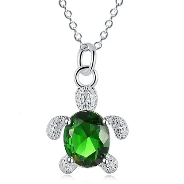 

creative popular jewelry fashion women's plated silver jewelry tortoise necklace gift