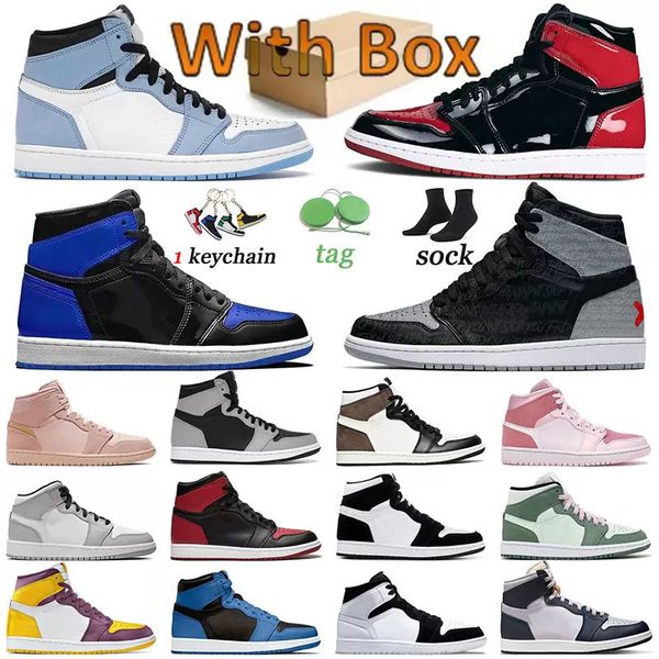 

jorden1s jumpman 1 jorden basketball shoes designer women men trainers 1s sneakers sports bred patent royal blue off brotherhood diamond sho