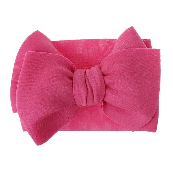 

girls hair bow headband girls 2020 elastic hair bands kids solid turban head wrap hair accessories h jllrph, Slivery;white