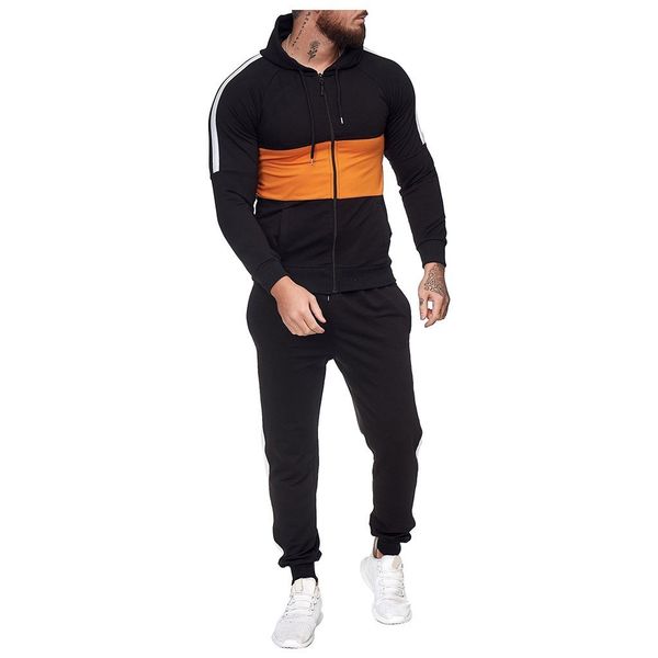 

2020 new men hoodies pants /sets sweatshirt sweatpants male gyms fitness trousers joggers sportswear tracksuits # lj201126, Gray