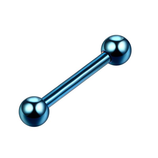 

1pc stainless steel long industrial barbell ring tongue nipple bar tragus helix ear piercing body jewelry tongue piercing q sqcifz, Silver