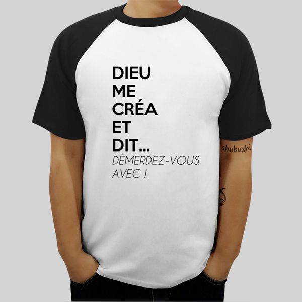 

sport drole humour femme dieu me crea standard t-shirt summer shubuzhi brand tees drop shipping