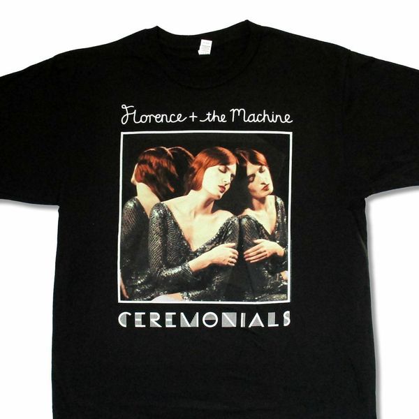 

florence + the machine " ceremonials " black t shirt new official round neck clothes sport hooded sweatshirt hoodie