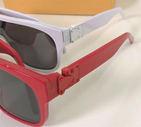 

sunglasses fashion design uv z1258e decorative frame one-piece outdoor avant-garde new square popular glasses glasses protection 400 mi dxal, White;black